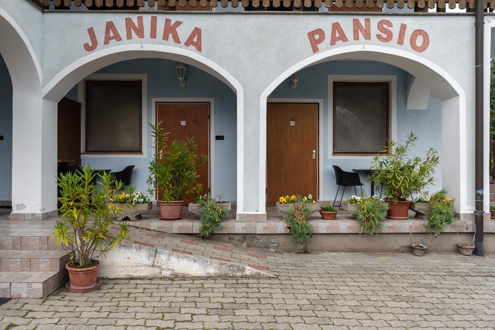 Janika Pension Vonyarcvashegy Exteriör bild